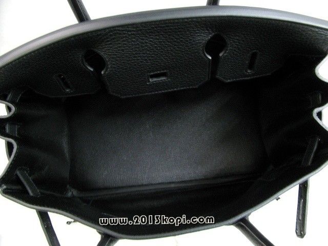 エルメス バーキン30トリヨンクレマンス/ブラック 金具 シルバー hms176