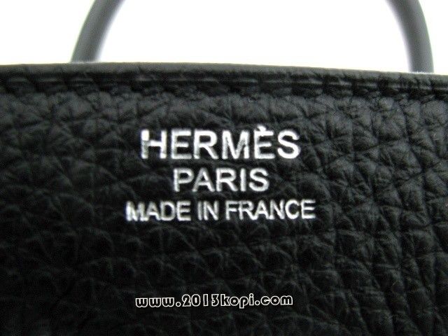 エルメス バーキン30トリヨンクレマンス/ブラック 金具 シルバー hms176