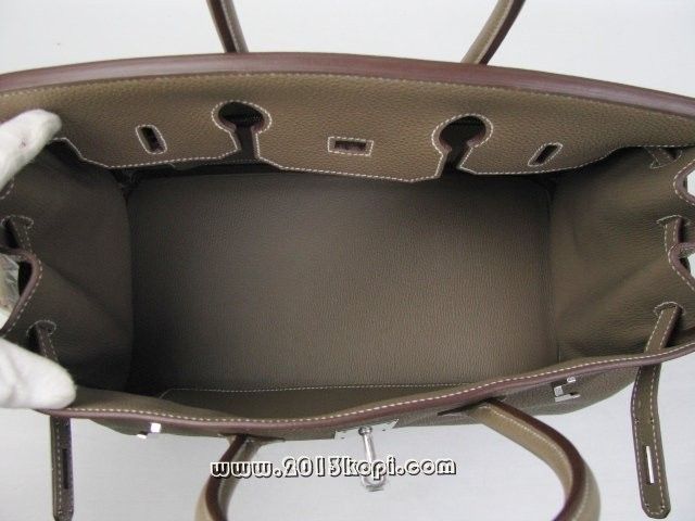 エルメス バーキン35トゴ/エトープ 金具 シルバー 2104100780393