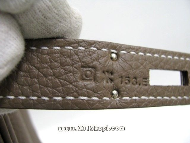 エルメス バーキン35トゴ/エトープ 金具 シルバー 2104100780393