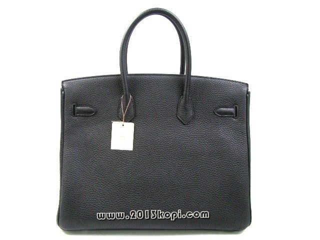 エルメス バーキン35トゴ/ブラック 金具 シルバー 2104100784230