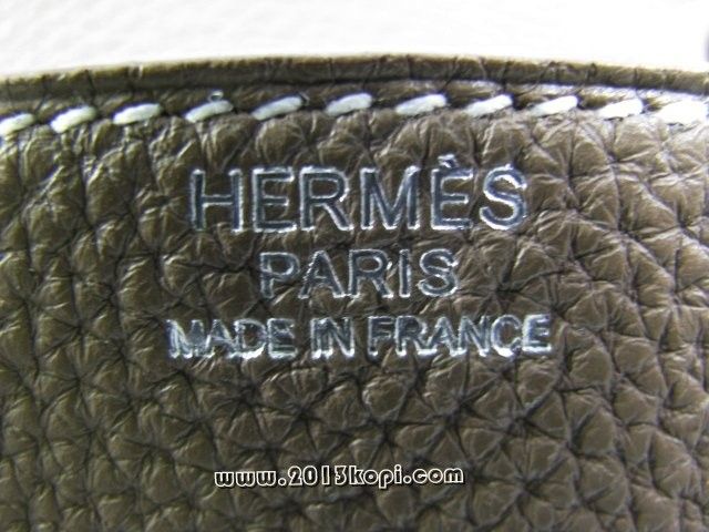 エルメス バーキン30トゴ/エトゥープ 金具 シルバー hms158