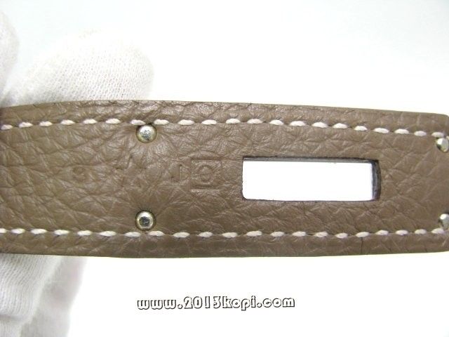 エルメス バーキン30トゴ/エトゥープ 金具 シルバー hms158