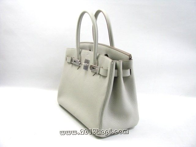 エルメス バーキン30トゴ/グレーパール シルバー金具 商品番号 hms193