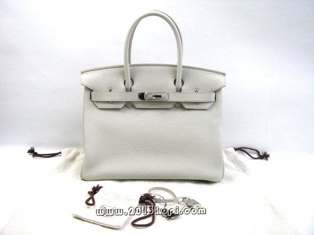 エルメス バーキン30トゴ/グレーパール シルバー金具 商品番号 hms193
