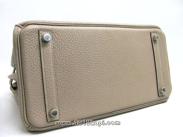 エルメス バーキン30トリヨンクレマンス/トゥルティールグレー 金具 シルバー hms191