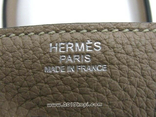エルメス バーキン30トリヨンクレマンス/トゥルティールグレー 金具 シルバー hms191