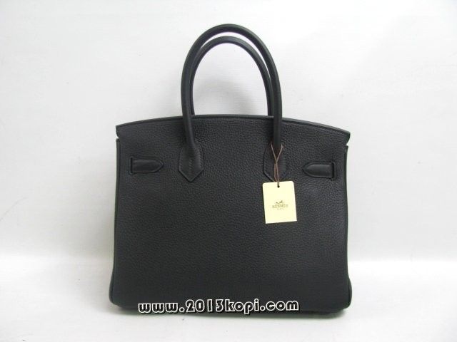 エルメス バーキン30トリヨンクレマンス/ブラック 金具 シルバー hms161