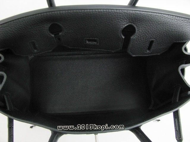 エルメス バーキン30トリヨンクレマンス/ブラック 金具 シルバー hms161