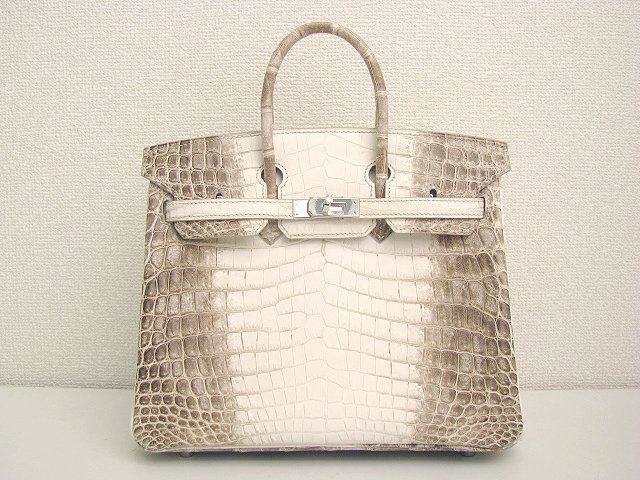 エルメス バーキン25 クロコダイルニロティカスマット/ヒマラヤ 金具 シルバー hms009