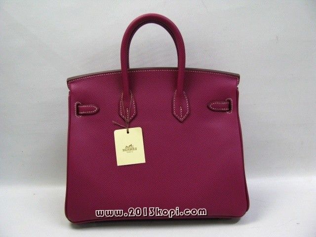 エルメス バーキン25 ヴォーエプソン/トスカ 金具 シルバー hms021