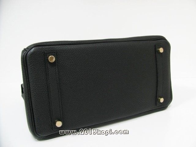 エルメス バーキン30 トゴ/ブラック 金具 ゴールド hms124