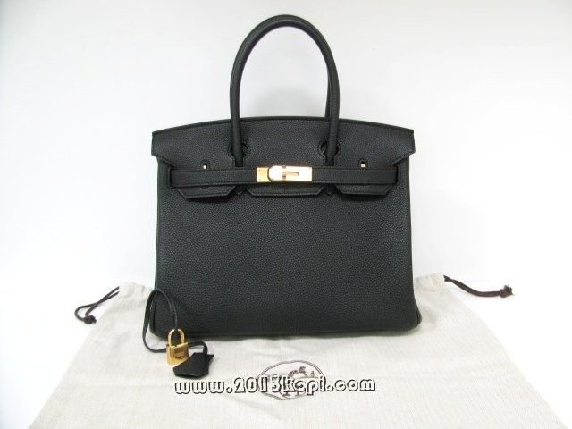 エルメス バーキン30 トゴ/ブラック 金具 ゴールド hms124