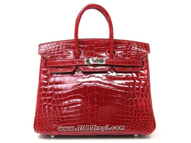 エルメス バーキン25 クロコダイルニロティカス/ブレイズ hms020