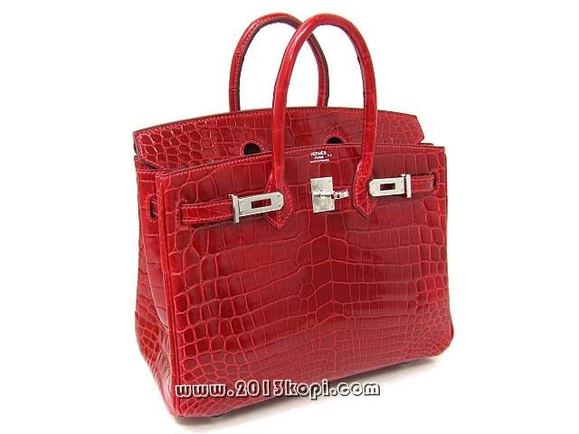 エルメス バーキン25 クロコダイルニロティカス/ブレイズ hms020
