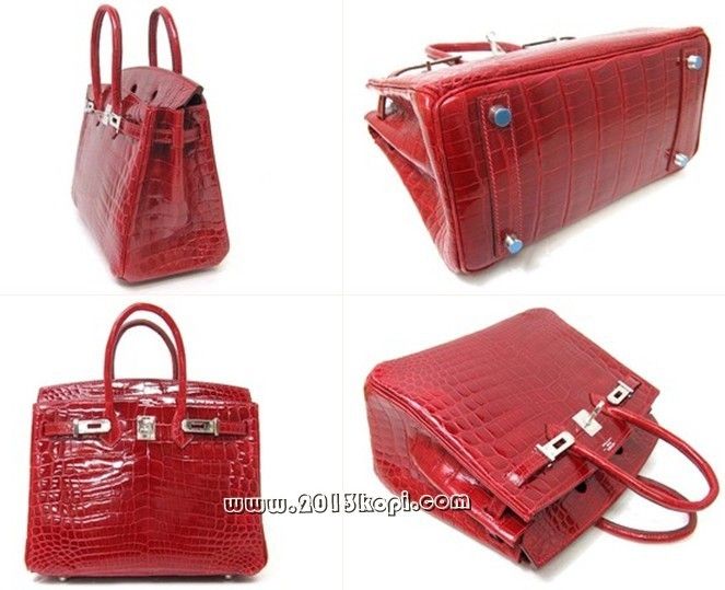 エルメス バーキン25 クロコダイルニロティカス/ブレイズ hms020