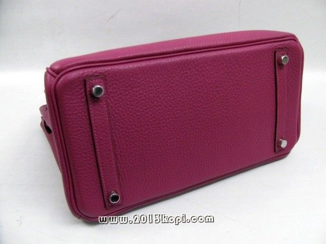 エルメス バーキン30トリヨンクレマンス/トスカ 金具 シルバー hms122