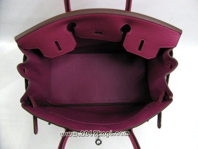 エルメス バーキン30トリヨンクレマンス/トスカ 金具 シルバー hms122