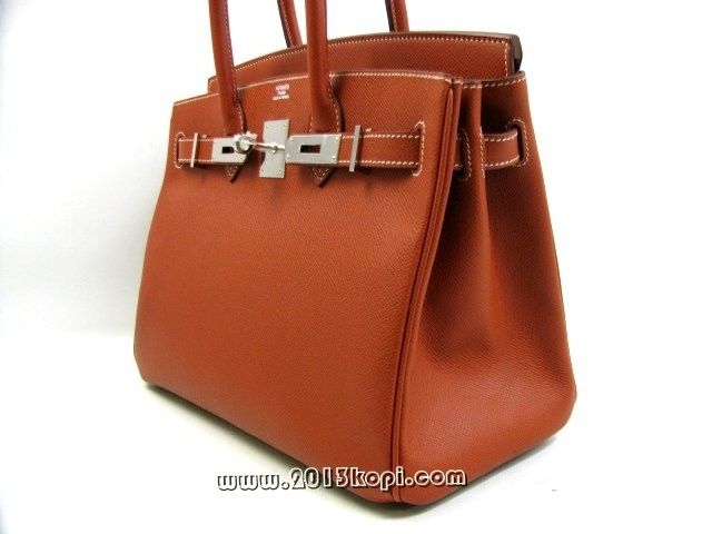 エルメス バーキン30ヴォーエプソン/ブリック 金具 hms127
