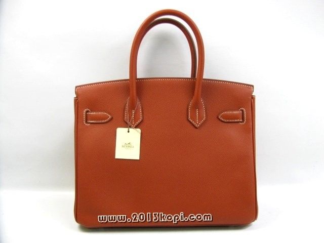 エルメス バーキン30ヴォーエプソン/ブリック 金具 hms127