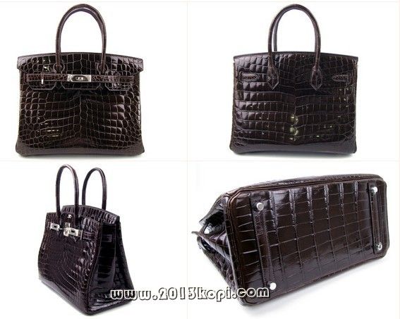 エルメス バーキン30クロコダイルニロティカス/エヴェンヌ hms126