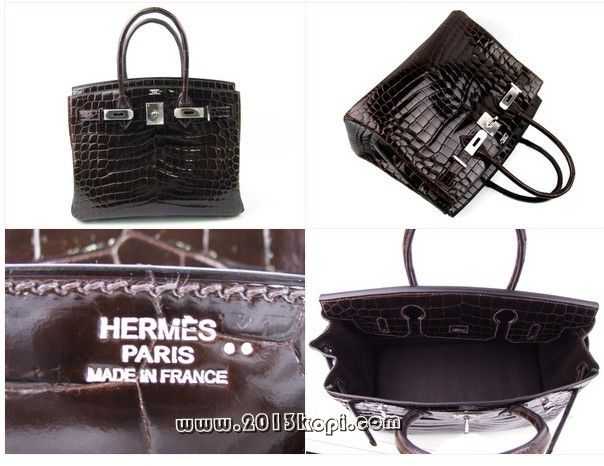 エルメス バーキン30クロコダイルニロティカス/エヴェンヌ hms126