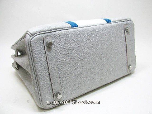 エルメス バーキン30 クラブ トリヨンクレマンス/ミコノス&times;グレーパール 金具 シルバー hms125