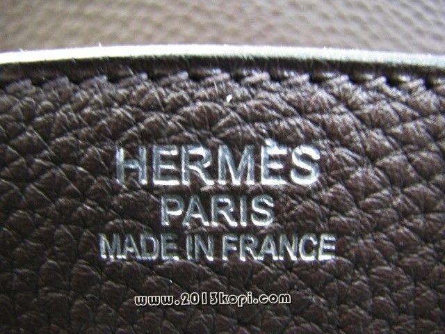 エルメス バーキン35トリヨンクレマンス/ショコラ 金具 シルバー 2104100786470