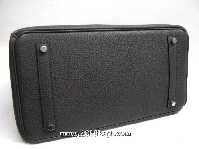 エルメス バーキン35トゴ/グラファイト 金具 シルバー 2104100815989