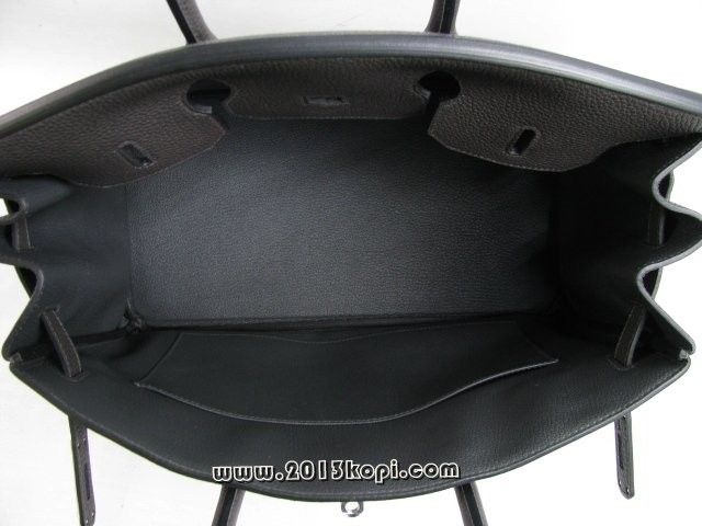 エルメス バーキン35トゴ/グラファイト 金具 シルバー 2104100815989