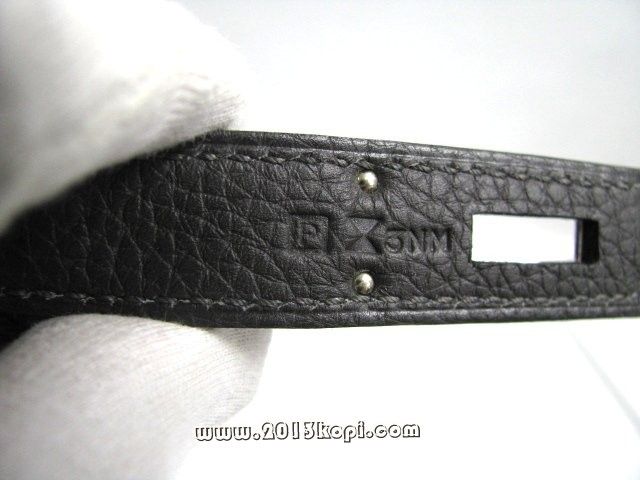 エルメス バーキン35トゴ/グラファイト 金具 シルバー 2104100815989