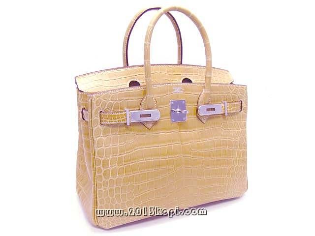 国内発送エルメスコピー バーキン30クロコダイルニロティカス/パイユ（PAILLE）he339a