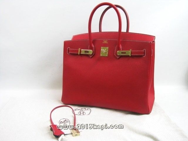 エルメス バーキン35ヴォーエプソン/ルージュカザック 2104100834058