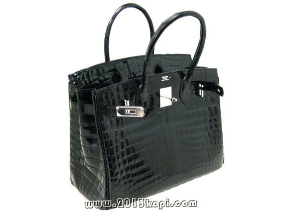 エルメス バーキン30クロコダイルニロティカス/ブラックhe085a
