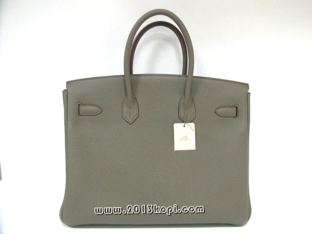 国内発送エルメスコピー バーキン35クラブトリヨンクレマンス/リザード/グラファイト×エタン×グリ  2106500161673