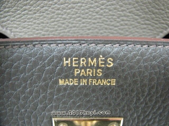 国内発送エルメスコピー バーキン35クラブトリヨンクレマンス/リザード/グラファイト×エタン×グリ  2106500161673