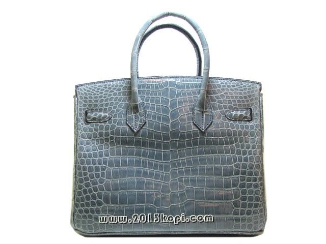 エルメス バーキン30クロコダイルポロサス/ブルージーン2104100288042