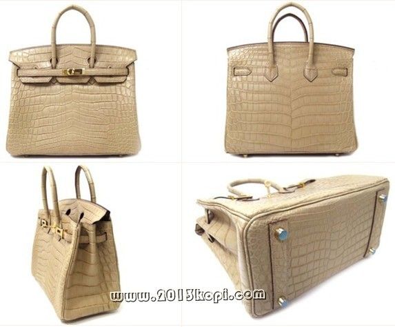 エルメス バーキン25クロコダイルニロティカス（マット）/プシエール2104100187390