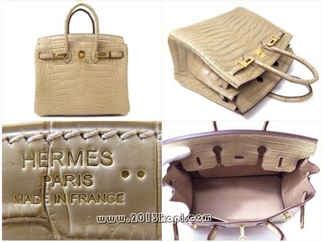 エルメス バーキン25クロコダイルニロティカス（マット）/プシエール2104100187390