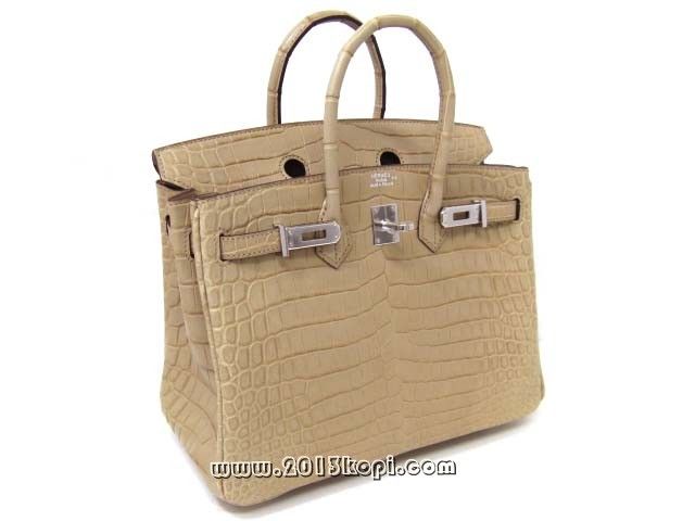 エルメス バーキン25クロコダイルニロティカス（マット）/プシエール2104100187222