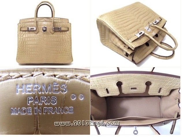 エルメス バーキン25クロコダイルニロティカス（マット）/プシエール2104100187222