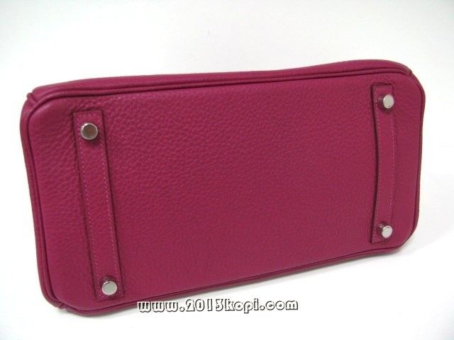 エルメス バーキン30トリヨンクレマンス/トスカ 金具 シルバー hms132