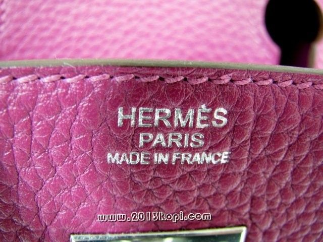 エルメス バーキン30トリヨンクレマンス/トスカ 金具 シルバー hms132