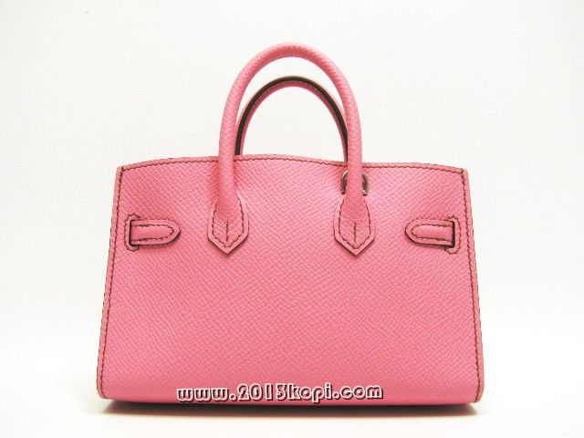 エルメス タイニーバーキンヴォーエプソン/ピンク 金具：シルバー  2106800033397