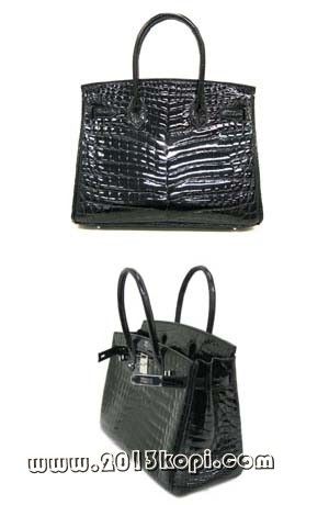 国内発送エルメスコピー バーキン30クロコダイルニロティカス/ブラック hms141
