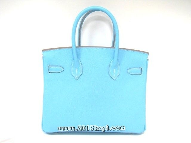 国内発送エルメスコピー バーキン30ヴォーエプソン/セレッセ 金具 シルバー hms138