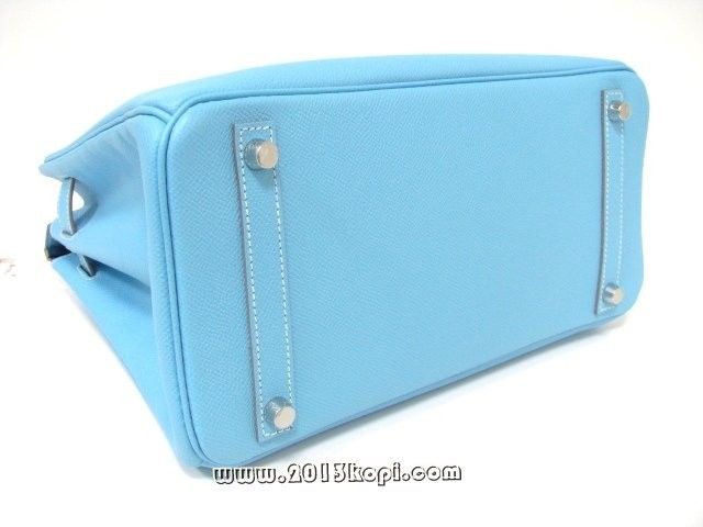 国内発送エルメスコピー バーキン30ヴォーエプソン/セレッセ 金具 シルバー hms138