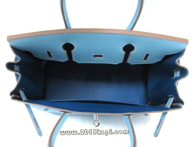 国内発送エルメスコピー バーキン30ヴォーエプソン/セレッセ 金具 シルバー hms138