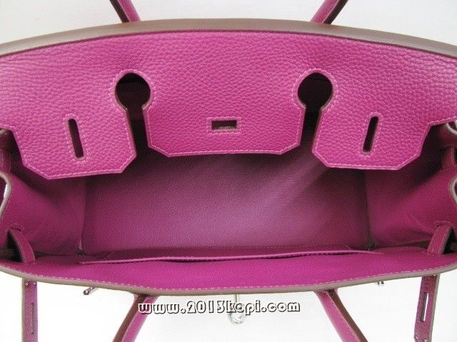 国内発送エルメスコピー バーキン30トゴ/トスカ 金具 シルバー hms136