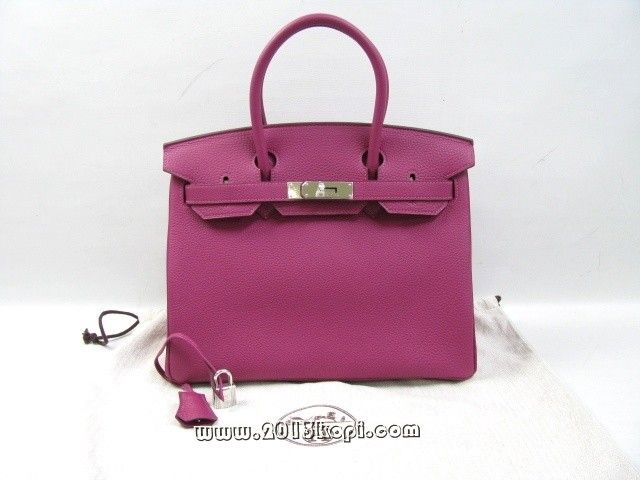 国内発送エルメスコピー バーキン30トゴ/トスカ 金具 シルバー hms136